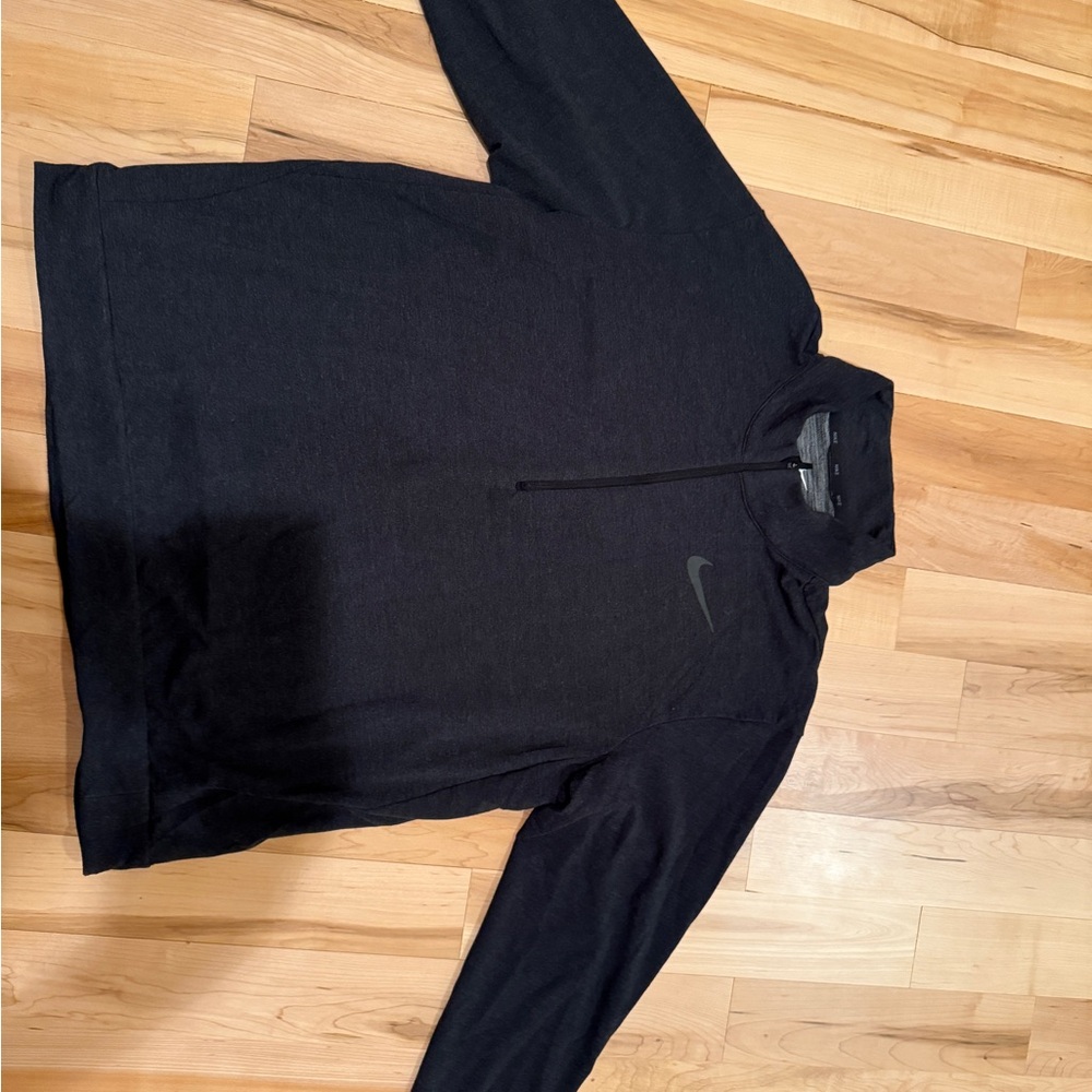 Nike Men's gray XL Zip-Up Sweater